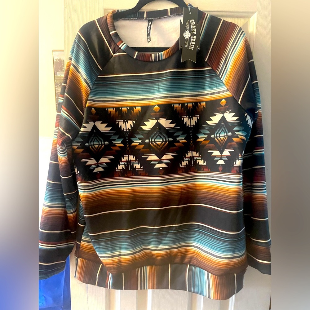 Crazy Train Aztec Sweatshirt